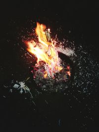 Bonfire at night