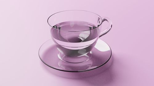 Close-up of drink served on table