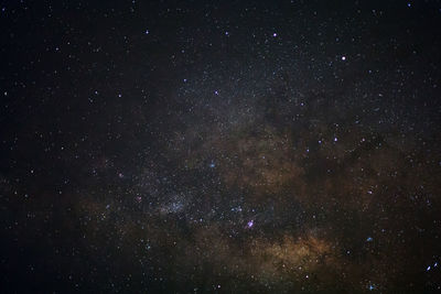 Low angle view of stars in sky