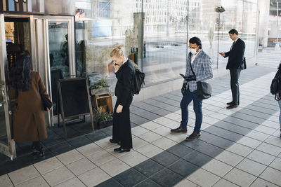 Group of people walking outdoors