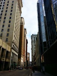 Low angle view of modern building