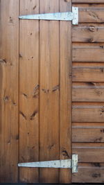 Full frame shot of wooden door