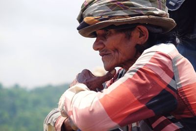 Portrait of young man