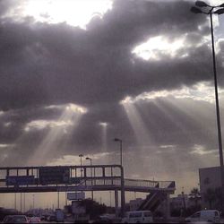 Low angle view of cloudy sky