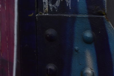 Full frame shot of metal door