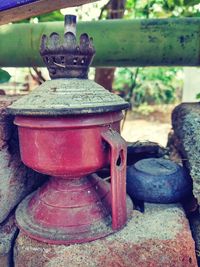 Close-up of fire hydrant
