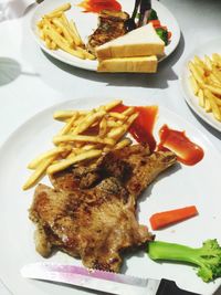 Close-up of food on plate