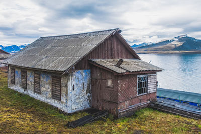 Old house in barentsburg, svalbard