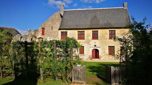 View of old building against sky