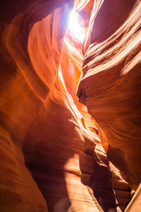 Close-up of rock formation