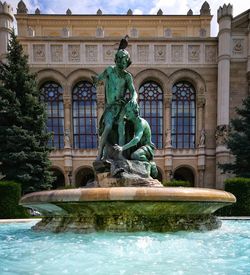 Fountain in park