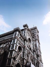 Low angle view of building against sky