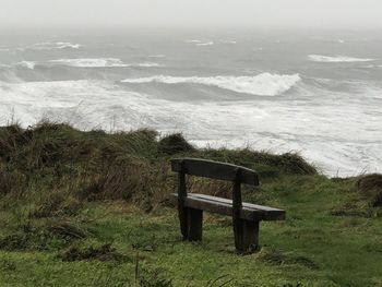 Scenic view of beach