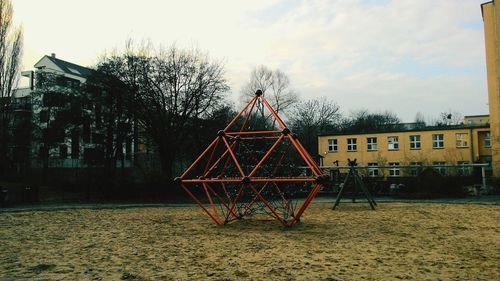 Built structure with trees in background