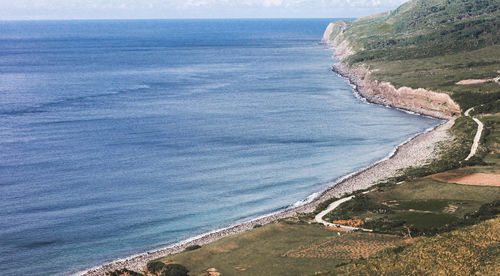 Panoramic view of sea against sky