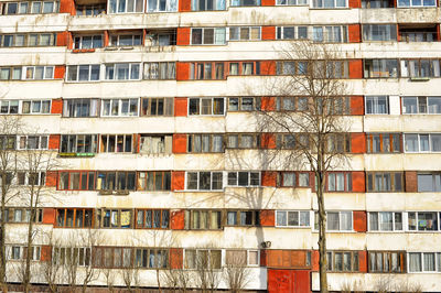 Full frame shot of residential building