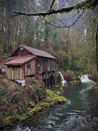 Scenic view of river against sky
