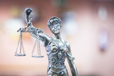 Close-up of lady justice