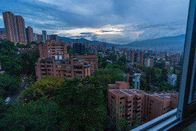 Cityscape against sky