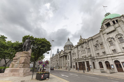 Panoramic view of historic building against sky