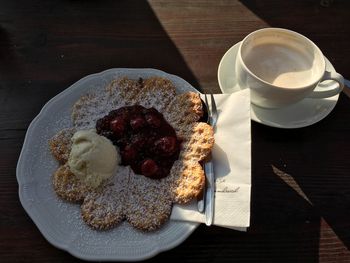 Close-up of food in plate