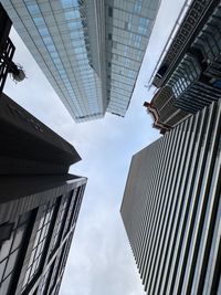 Low angle view of modern building