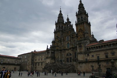 View of cathedral against cloudy sky