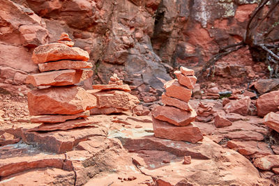 Full frame shot of rock formation