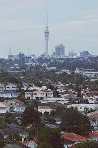 High angle view of cityscape