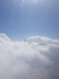 Low angle view of clouds in sky