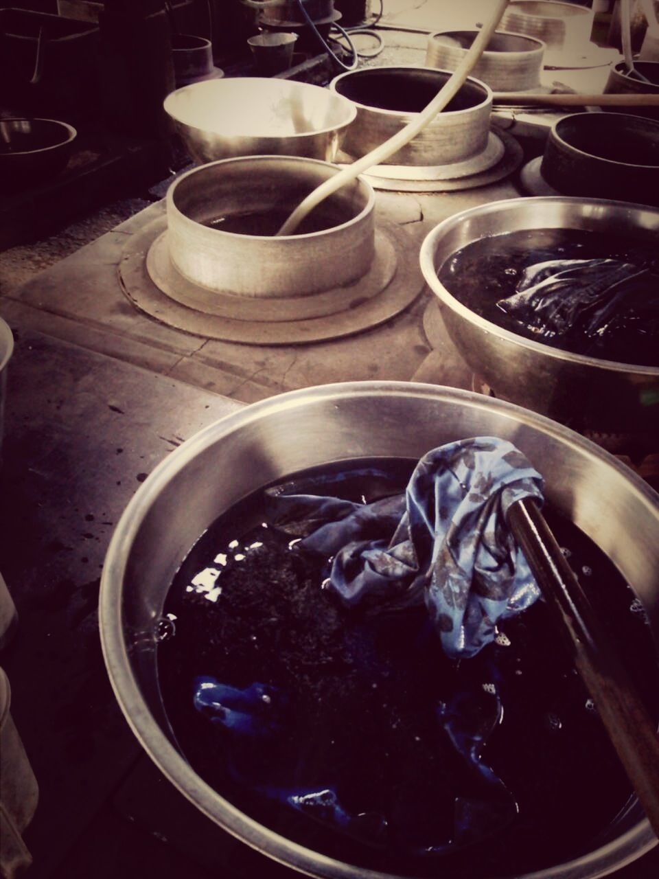 Indigo dyeing