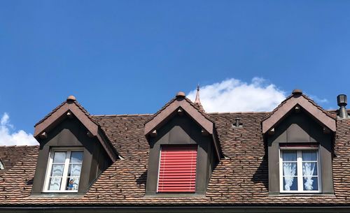 Low angle view of building against sky