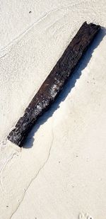 Tilt image of sand on beach