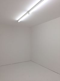 Illuminated lights at night