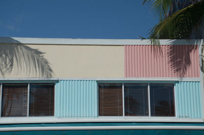 Buildings against blue sky