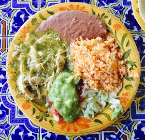 Close-up of served food