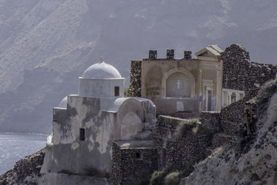 Santorini, greece, may 4, 2024. oia, the castle of st nicholas