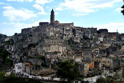 View of old buildings in city