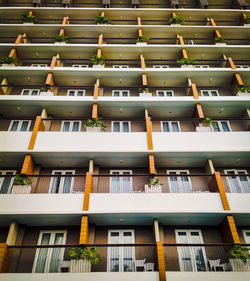 Low angle view of residential building