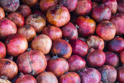 Full frame shot of fruits for sale at market stall