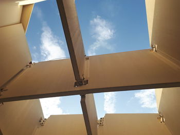 Low angle view of building against sky