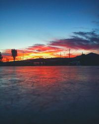 Scenic view of sky at sunset