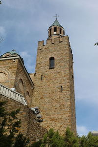 Low angle view of building against sky