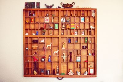 Close-up of objects on table