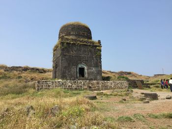 Old ruins against clear sky