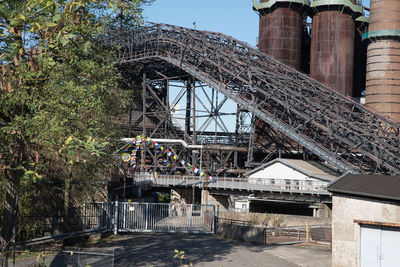 Low angle view of bridge over river