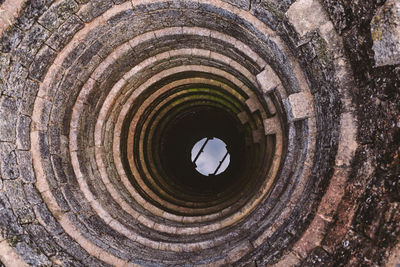 Full frame shot of spiral staircase