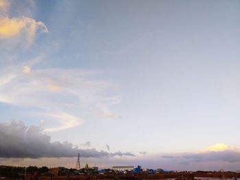 Panoramic view of city against sky