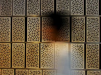 Full frame shot of patterned wall