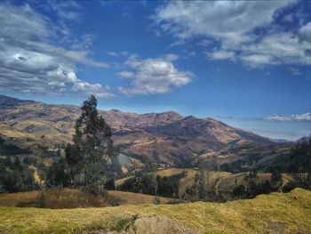 Scenic view of landscape against sky